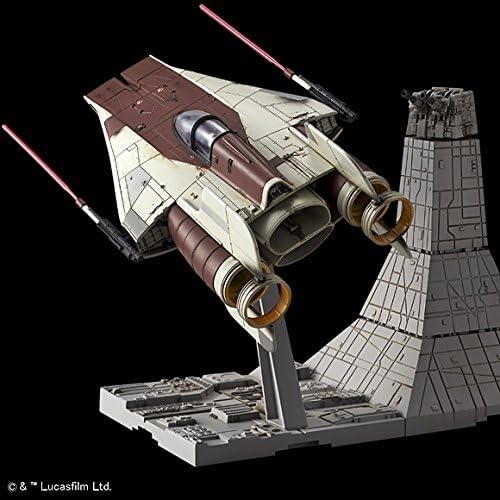 Пластиковая модель истребителя BANDAI SPIRITS Star Wars 1/72 A-wing с цветовой кодировкой (новая версия)