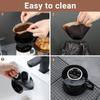 Flat Bottom Pour Over Coffee Filter Reusable Cone Drip Holder Ceramic Coffee Dripper  Office
