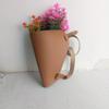 Hanging Flower Bouquet Bag with Non-slip Handle Durable Canvas Floral Carrier for Flower Shop Retail Supply Use