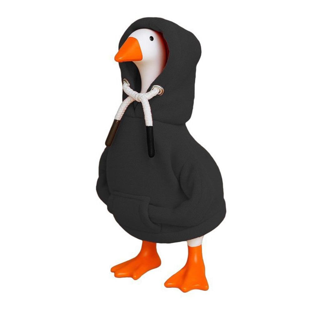 Креативные 5-дюймовые наряды для гуся, красные толстовки, мягкий однотонный мини-костюм гуся для украшения