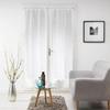 Voile Passe Tringle - Milza - 70x240cm - 100% Polyester - Blanc - Intérieur