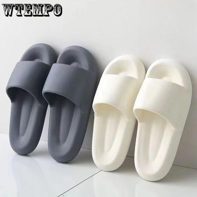 Брендовые мужские тапочки для дома и дома, нескользящие сандалии для ванной на толстой подошве, женская модная верхняя одежда, сандалии с мягкой подошвой и толстой подошвой