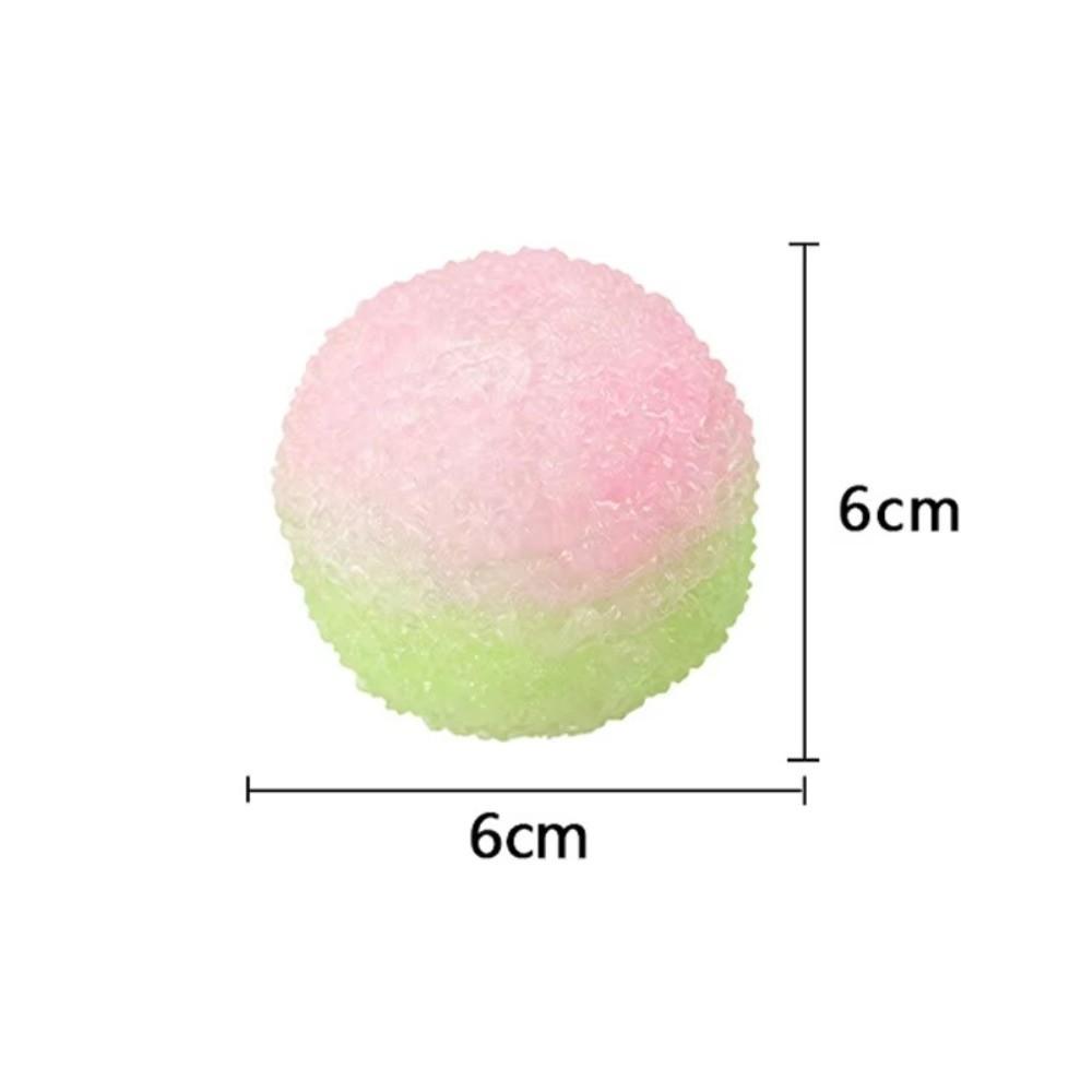 Slow Rebound Crispy Skin Ball Slow Rising Cracking Squishy Toy Moldable Squeeze Ball Hand Exercise