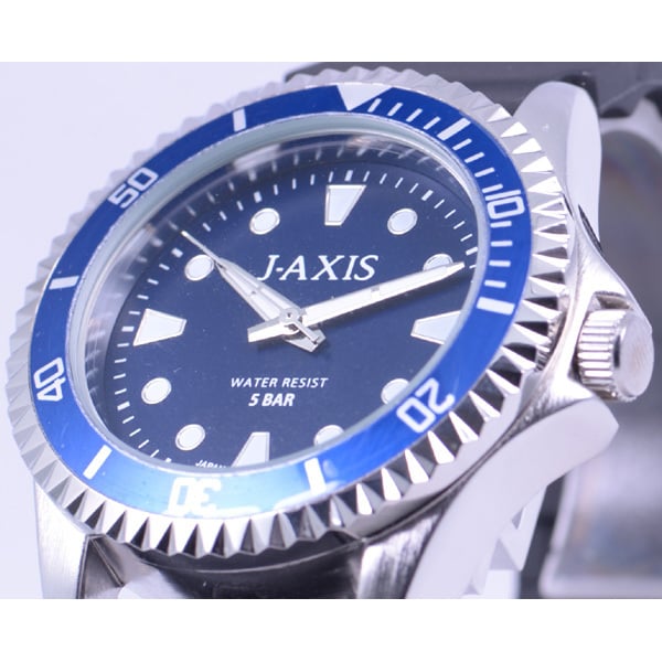 J-AXIS NAG56 Men's Quartz Wrist Watch NAG56-BK NAG56-BL Gift Casual Business Sports Student