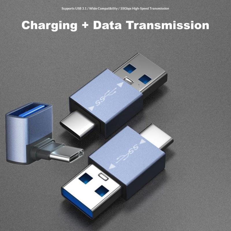 1 шт. Адаптер-конвертер Type-C на USB (папа) USB 3.1 на USB 3.0 OTG Зарядный адаптер Разъем для ПК, автомобиля, USB-планшета