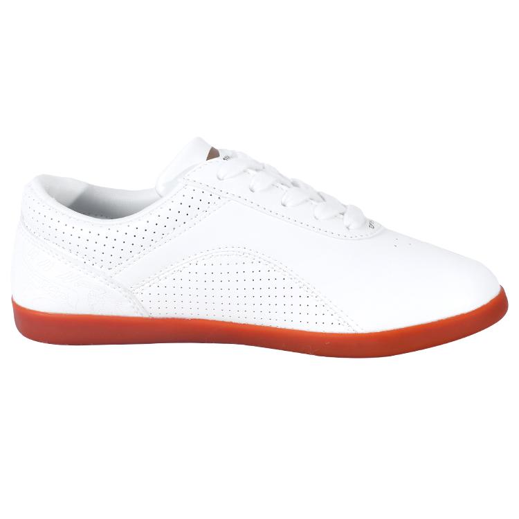 Li Ning Тай Чи Скользкие, Износостойкие, Дышащие Низкие Тренировочные Кроссовки Унисекс Белый Желтый ADBL004-1