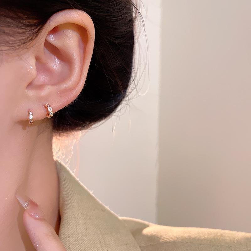 Geometric Mini Luxury Earrings Set: Exquisite Small Ear Clip