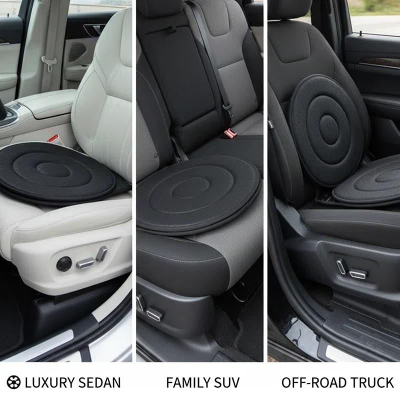 360° Rotating Car Seat Cushion, Ergonomic Design for Enhanced Comfort and Mobility, Ideal for Daily Commute and Long Drives
