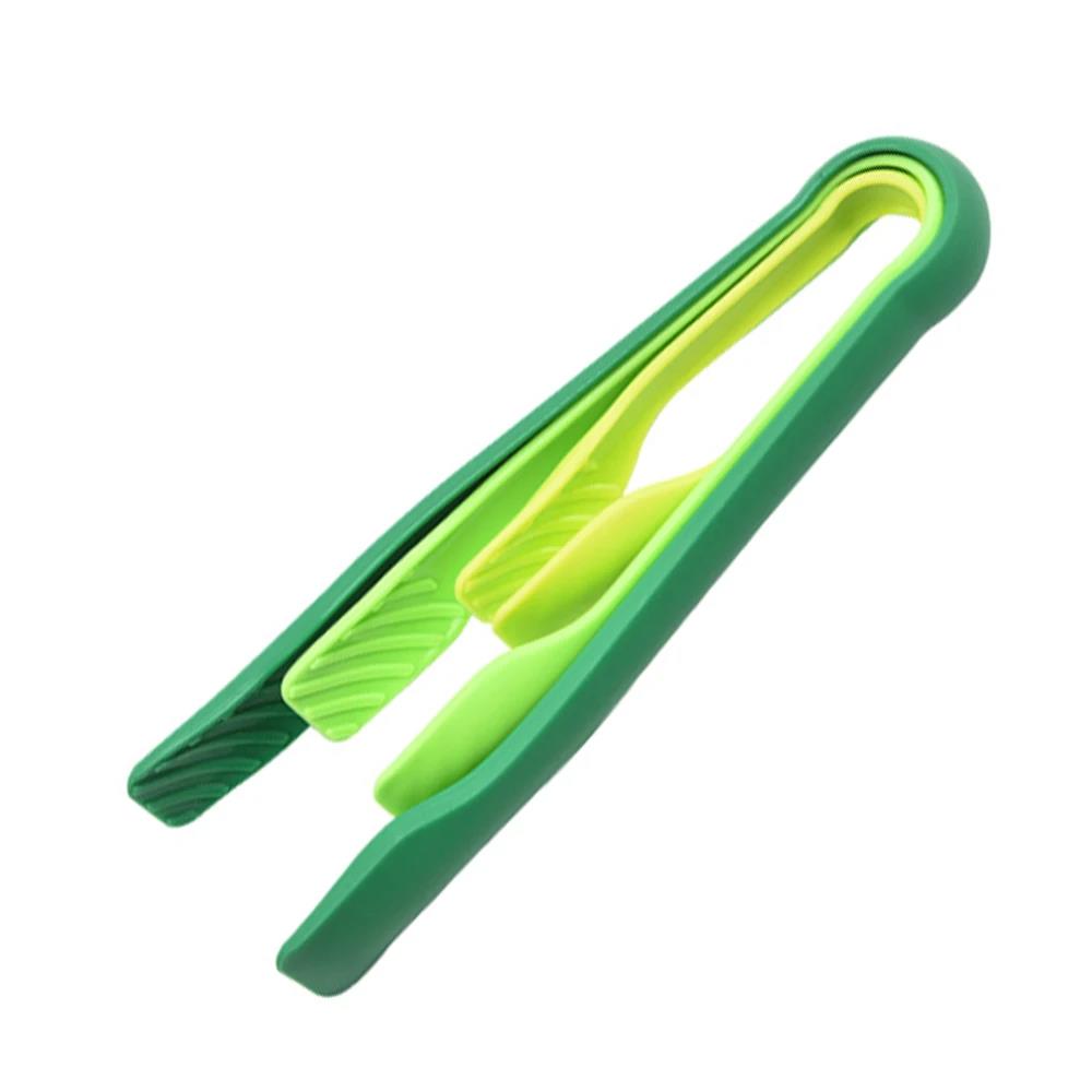 3Pcs/Set Reusable Food Bread Clip Kitchen Food Tongs Plastic Salad Bacon Steak Clamp Ice Tongs Baking Tools Gadget 2