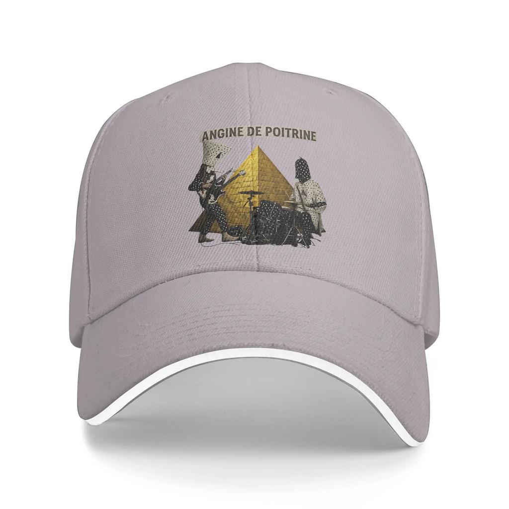 Angine De Poitrine Baseball Cap Retro Sherpa Unisextra Sandwich Hat Unisex Style Adjustable Hats Cap Workouts