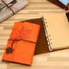 Kraft Paper PU Leather Kraft Notebook A7/A6/A5 Spiral Notebook  Journal Diary