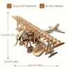 3D деревянная головоломка крылья самолет деревянная поделка своими руками модель самолета набор для сборки ручная работа 3D трехмерная головоломка ретро модель самолета украшение для дома игрушка