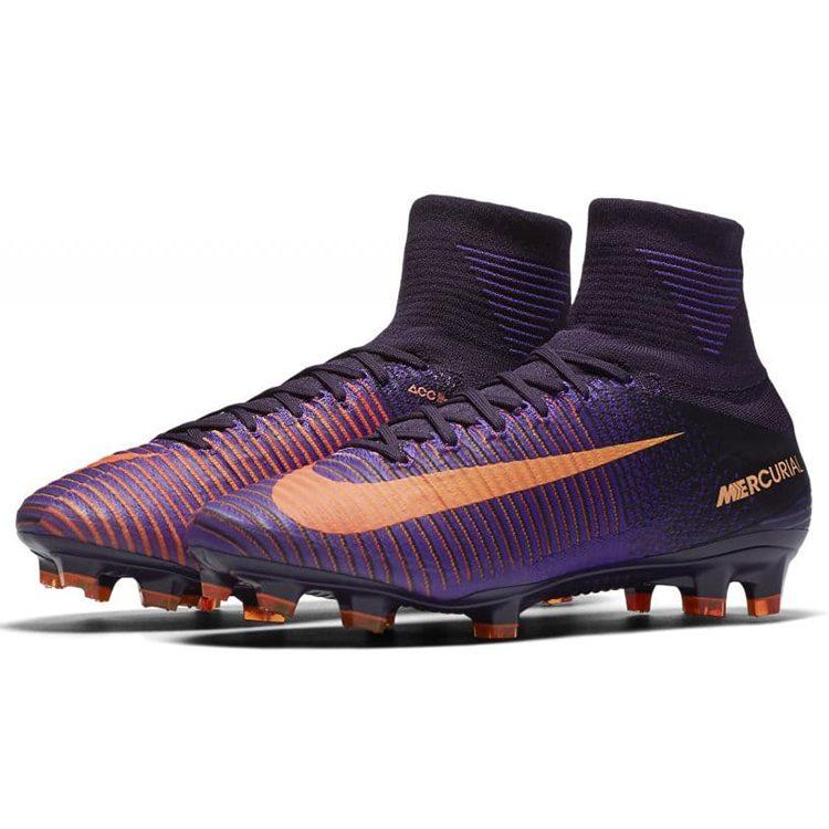 Nike Mercurial Superfly 5 FG Для твердого грунта Амортизация Нескользящая Износостойкая 831940-585
