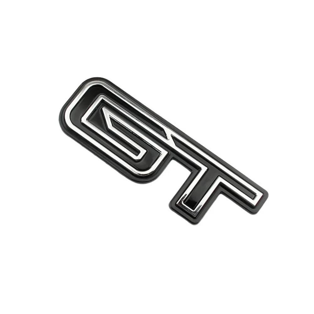 1 шт. 3D наклейка с логотипом GT для двери M ustang Mach-E, багажника GT, цинковый сплав, креативная эмблема, наклейки, аксессуары для модификации автомобиля