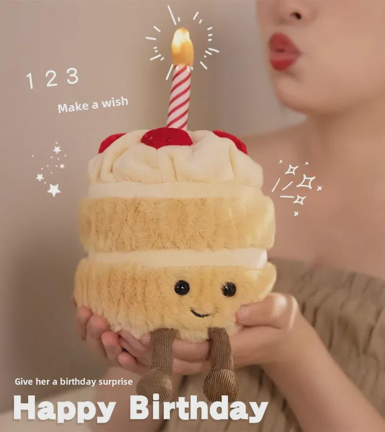 Милая британская плюшевая игрушка в виде животного на день рождения - мягкая кукла в подарок для младенцев и детей