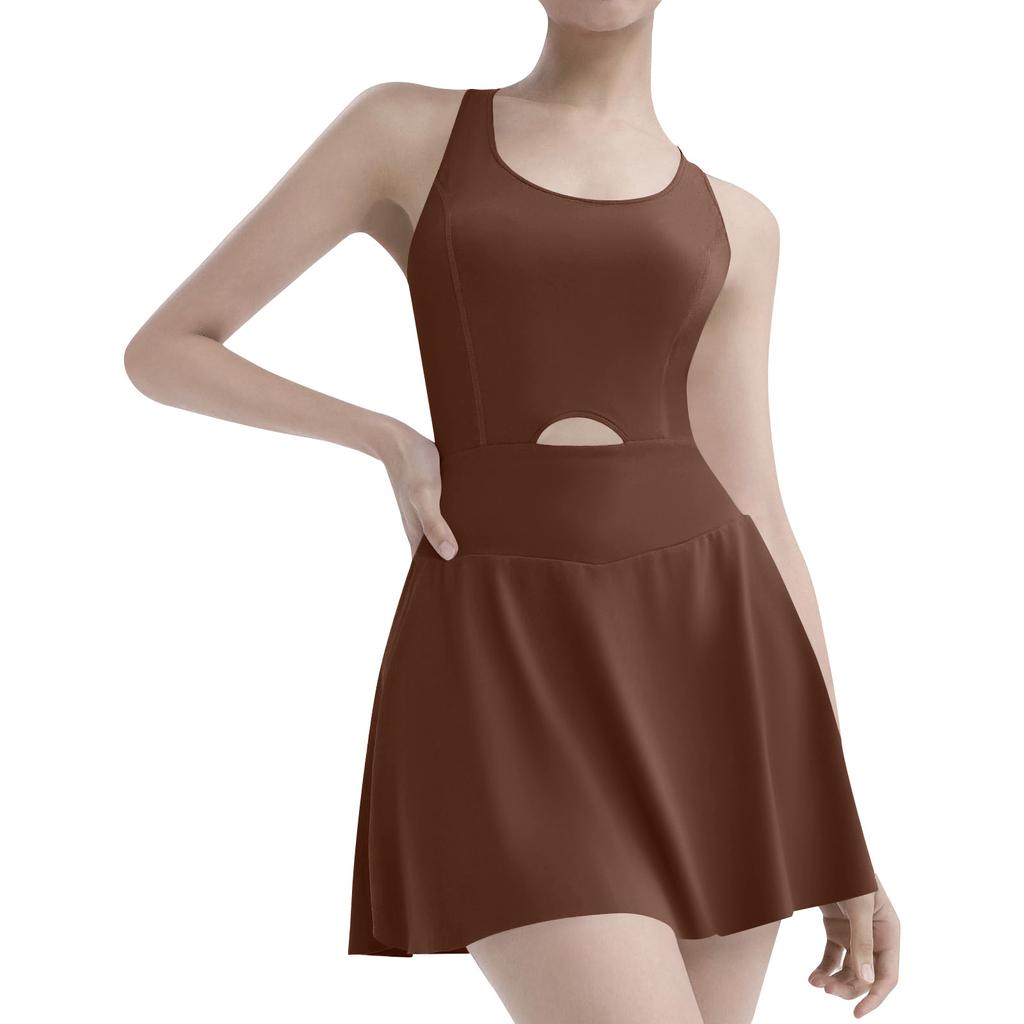 Женские однотонные спортивные комбинезоны со встроенными шортами, повседневный комбинезон для тренировок, спортивный комбинезон без рукавов, отпускная одежда