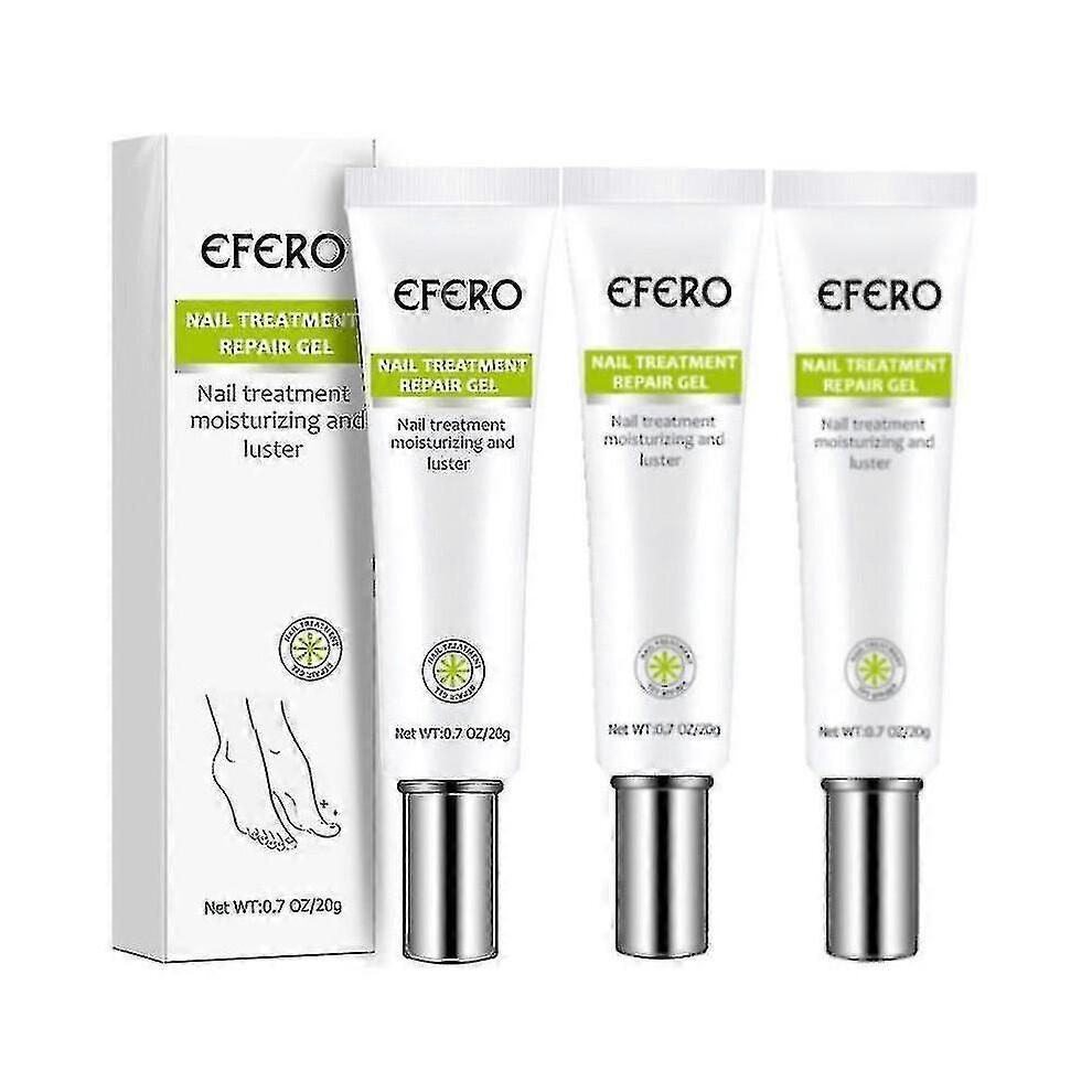 3x Efero Nail Exfoliation Plant Nail Repair Fluid Nail Cream Nail Treatment Gel Nail Repair Gel Moisturizing Nail Luster Tw