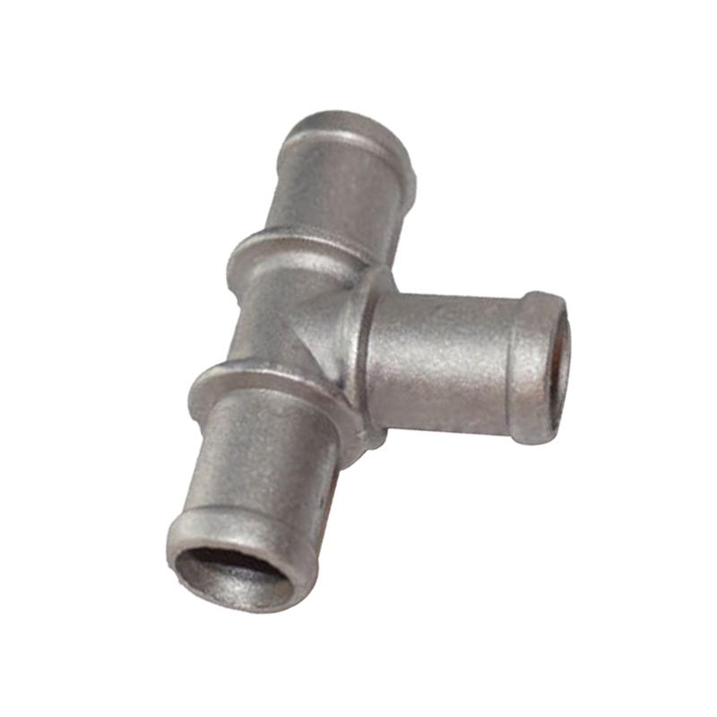 3/4" x 3/4" x 3/4" Серебряный Тройник из Алюминиевого Сплава Соединитель Шланга Охлаждения и Отопителя Фитинг Адаптер Подходит для Автомобиля