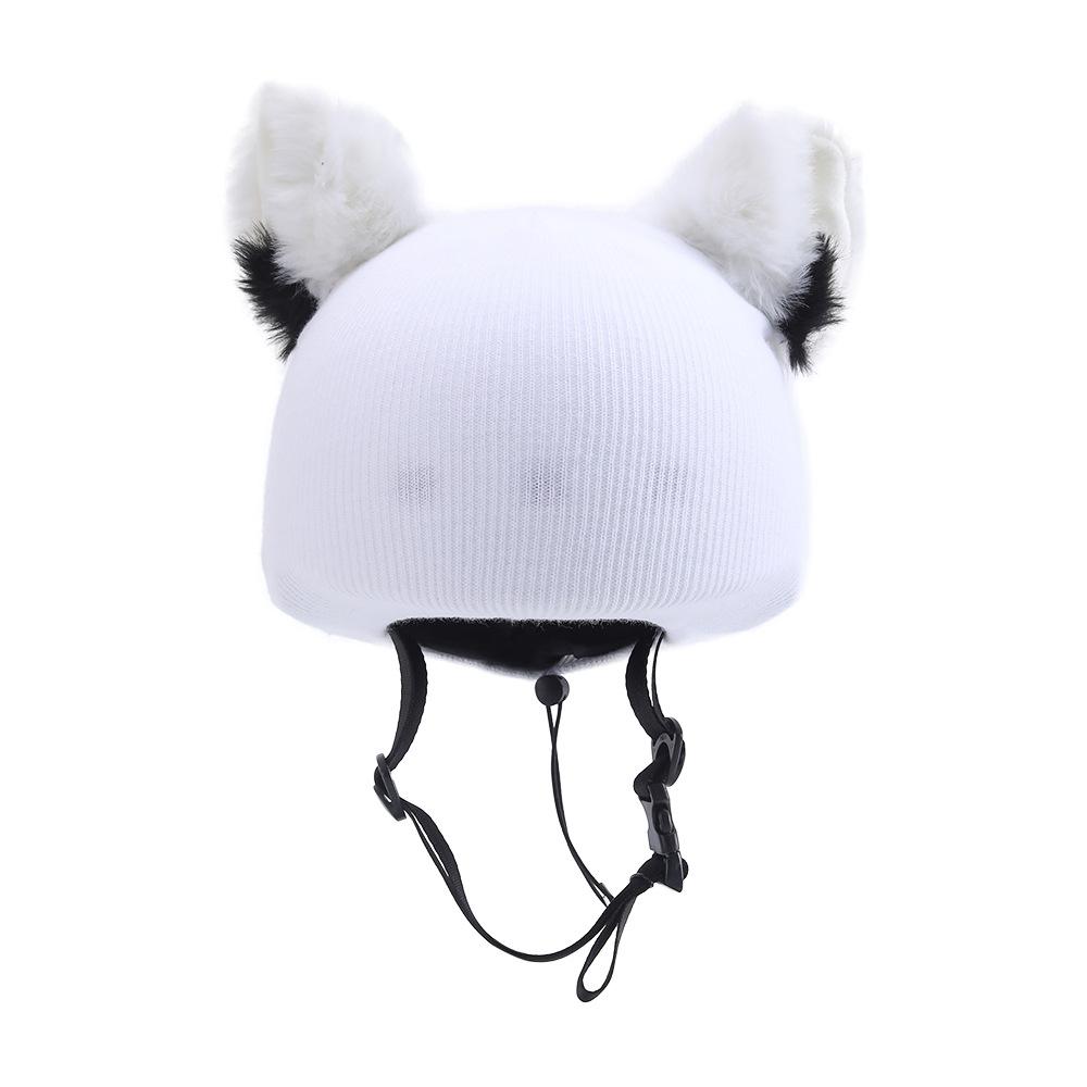 Cute Cartoon Ski Helmet Cover Multifunctional Outdoor Sports Windproof Warm Hat Fun Decorative Wool Hat