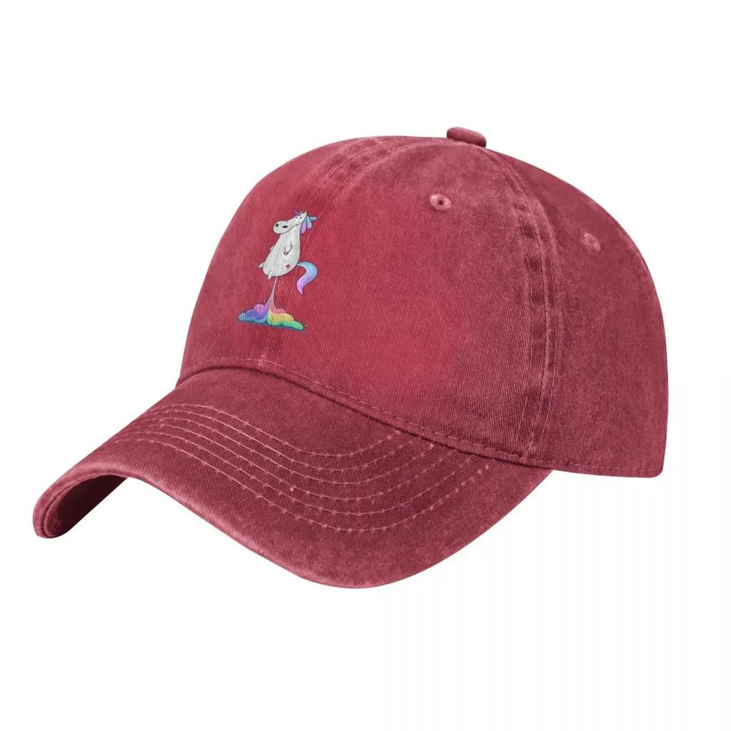 Unicorn Fart Racerback Baseball Cap Cotton Hats Cowboy Caps Unisex