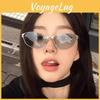 Летние солнцезащитные очки в стиле Gucci с формой «кошачий глаз» с УФ-защитой для музыкальных фестивалей и прогулок
