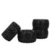 4pcs Rubber Tire Nylon Wheel Hubs Fit for ZD Racing 110 Scale RC Car Accessory