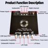ZK-HT21 160W*2+220W 2.1 Channel Wireless Audio Amplifier Board TDA7498E Wireless Digital Power Amplifier Board