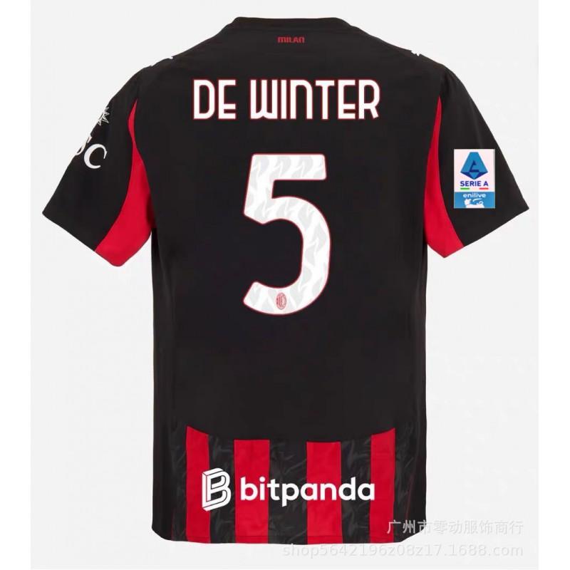 2025-2026 Serie A Football Jersey AC Milan Inter Roma Juventus Official Replica Match Shirt Men Women Short Sleeve