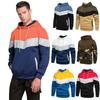 Мужские толстовки с капюшоном, цветные топы с длинными рукавами и капюшоном, на шнурке