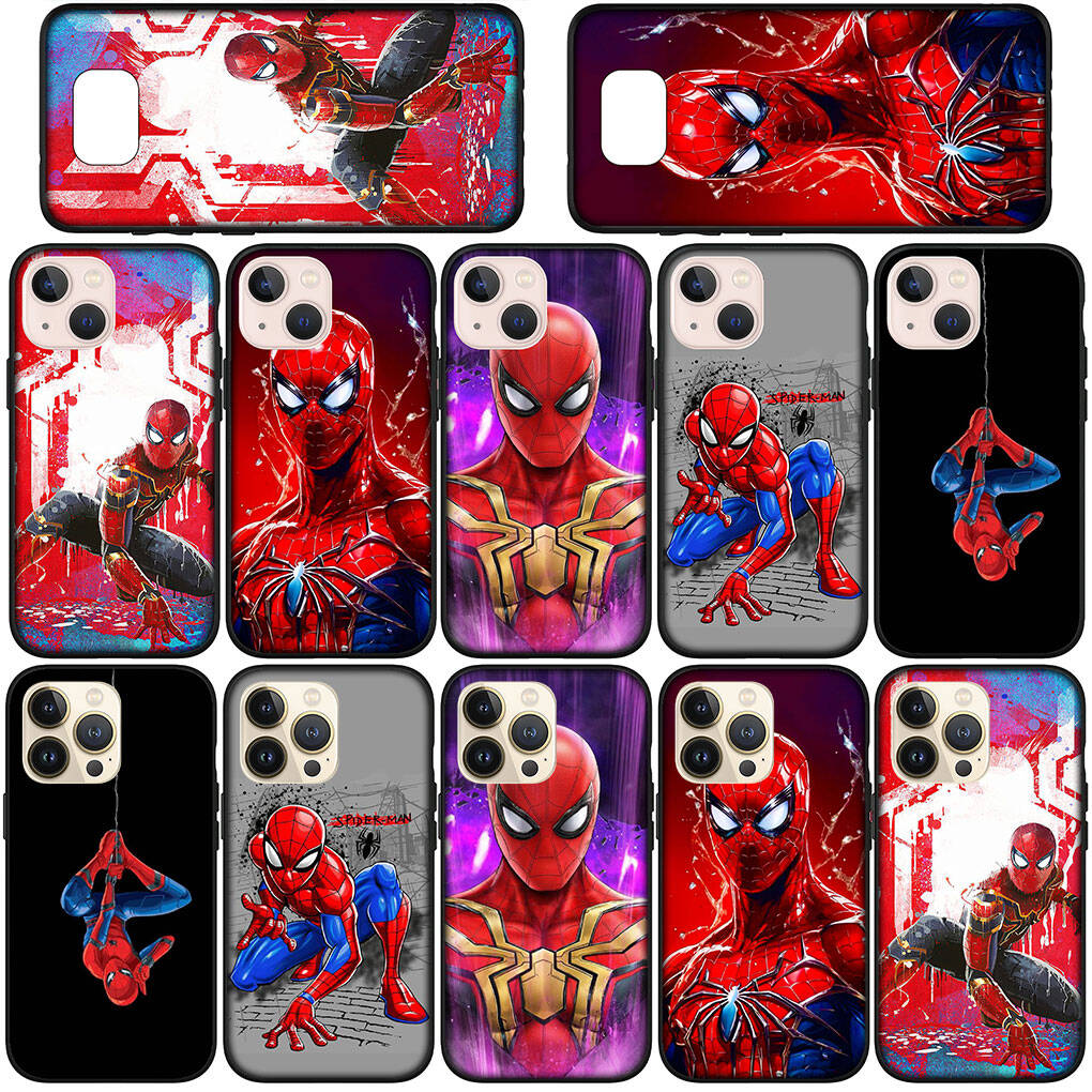 Phone Case for iPhone 17 16 15 Xiaomi Poco F8 F7 X7 X6 M8 C85 C75 C71 Redmi Note 14 13 12 11 Pro Max A3 14C 13C 15C Comics Spiderman Spider Man Cover