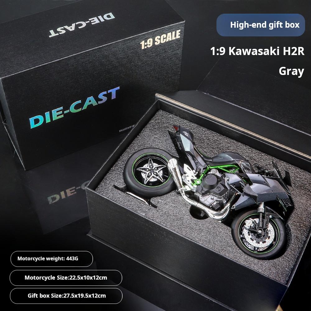 1:9 Ducati V4S BMW S1000RR Kawasaki H2R H2 Модель мотоцикла Имитация Игрушка Коллекция Дисплей Украшение Изысканная Подарочная Коробка для Друзей