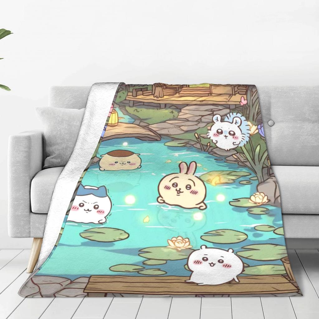 Чиикава Плед для плавания Качество Мягкий Теплый Плед Весна Дети Гостиная Новинка Покрывало