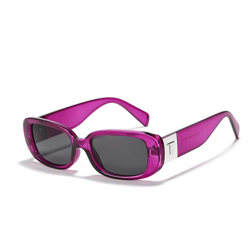 Очки с буквами Y2010-T Личностные трендовые квадратные солнцезащитные очки для женщин Ins Xiaohongshu Рекомендуемые солнцезащитные очки для мужчин