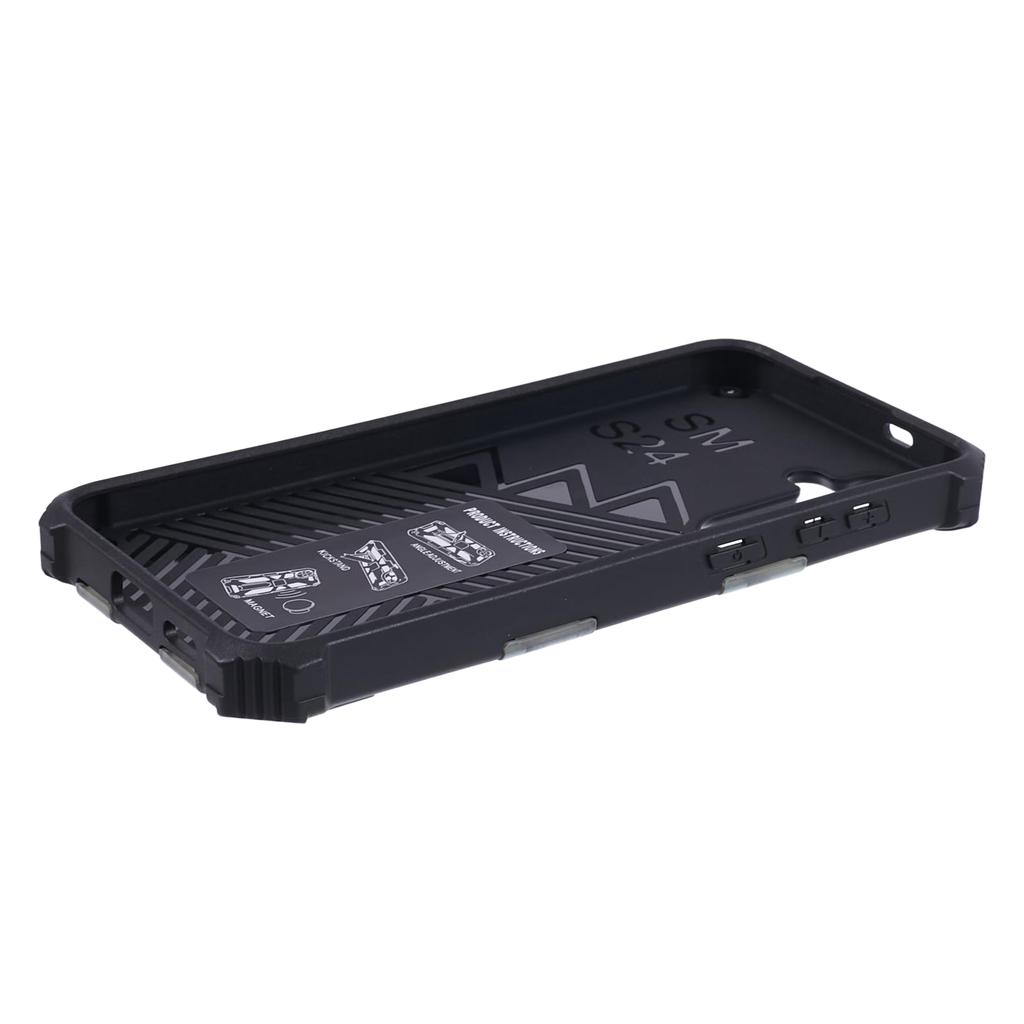 For Samsung Galaxy S24 Camouflage Pattern Case Kickstand TPU+PC Phone Cover