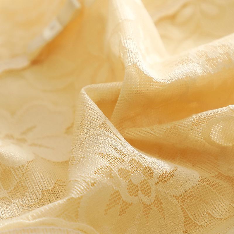 Women's French Mesh Lace Jacquard Panties - Breathable, Comfortable Spring/Summer Triangle Shorts