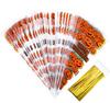 50pcs Halloween Gift Packaging And Storage Cone Bags Ice Cream Triangle-shape Pumpkin Candy Bags OPP Bag Package Food Pocket TMZ