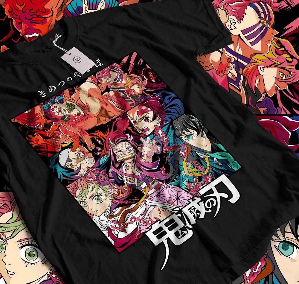 Demon Slayer Kimetsu No Yaiba Tengen Hashira Black Tshirt