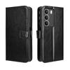 For Realme C73 5G/14x 5G/V70 5G/V70s 5G PU Leather Case with Strap Crazy Horse Texture Phone Wallet Cover