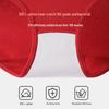 YOUNGYELL Women's Red High-Waist Cotton Antibacterial Underwear 3-Pack