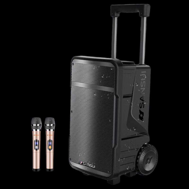 SANSUI A08 8-inch Portable Outdoor Karaoke Speaker