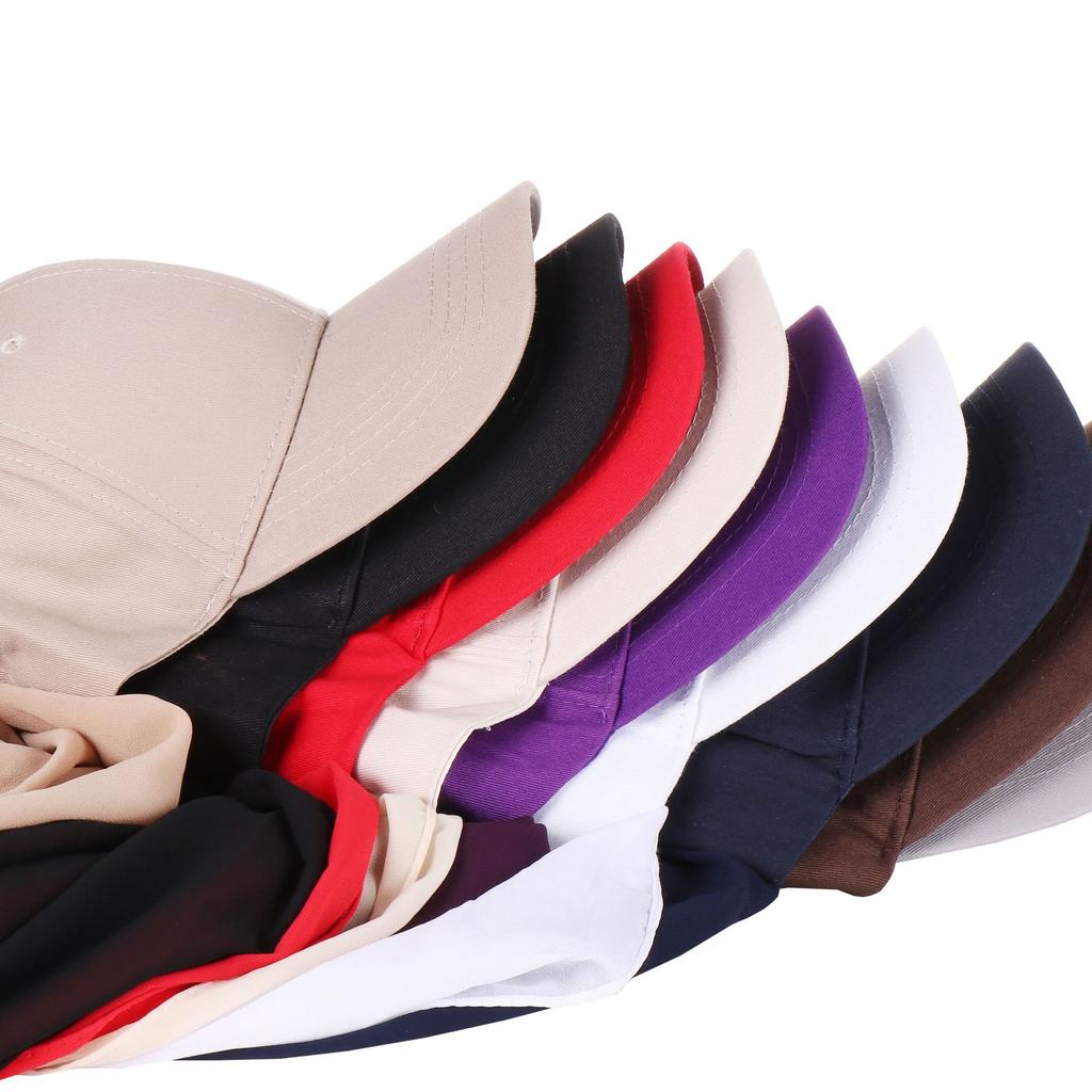 New Fashion Solid Color Scarf Cotton Baseball Cap Integrated Scarf Hat Muslim Hijab