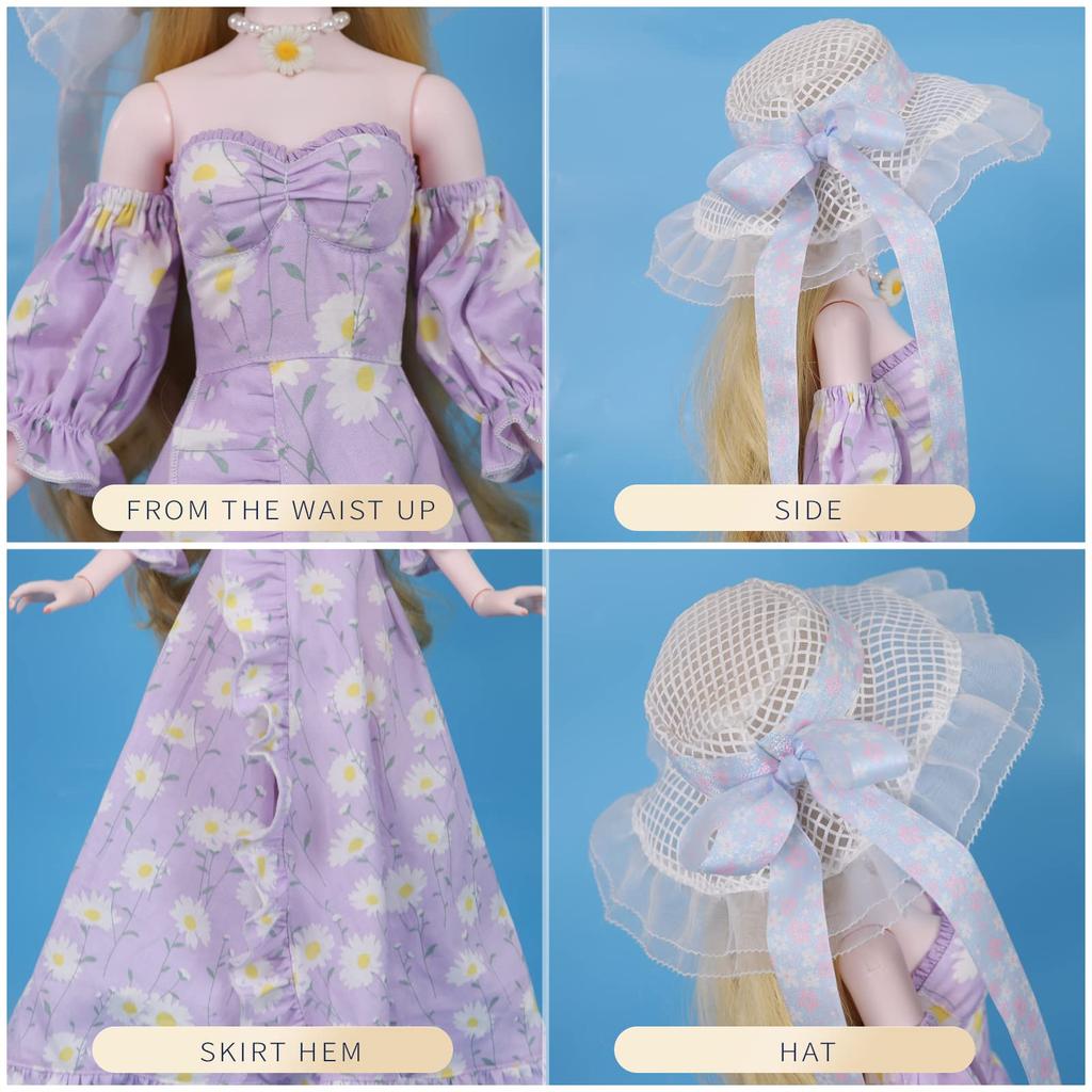 ICY Fortune Days Одежда для куклы Одежда для шарнирной куклы Одежда Алисы "Цветущая вишня" Костюм Цветущая вишня Возраст 1/3 Кимоно1 Заколка1 6+ (суйхуа)