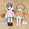 Niannyyhouse Обувь для кукол Obitsu Обувь для кукол Obitsu 11 см Обувь для кукол Nendoroid Обувь для Obitsu 11 Обувь для OB11 (белый)