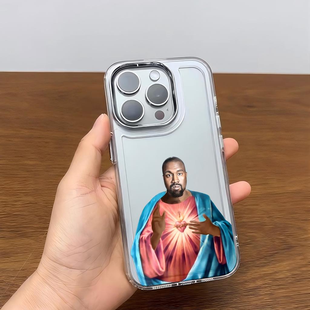 Funny cartoon Kanye West YE Phone Case For Google Pixel 10 9 8 7 8A 9A XL Pro 4G 5G Transparent Soft Silicone TPU Back Cover