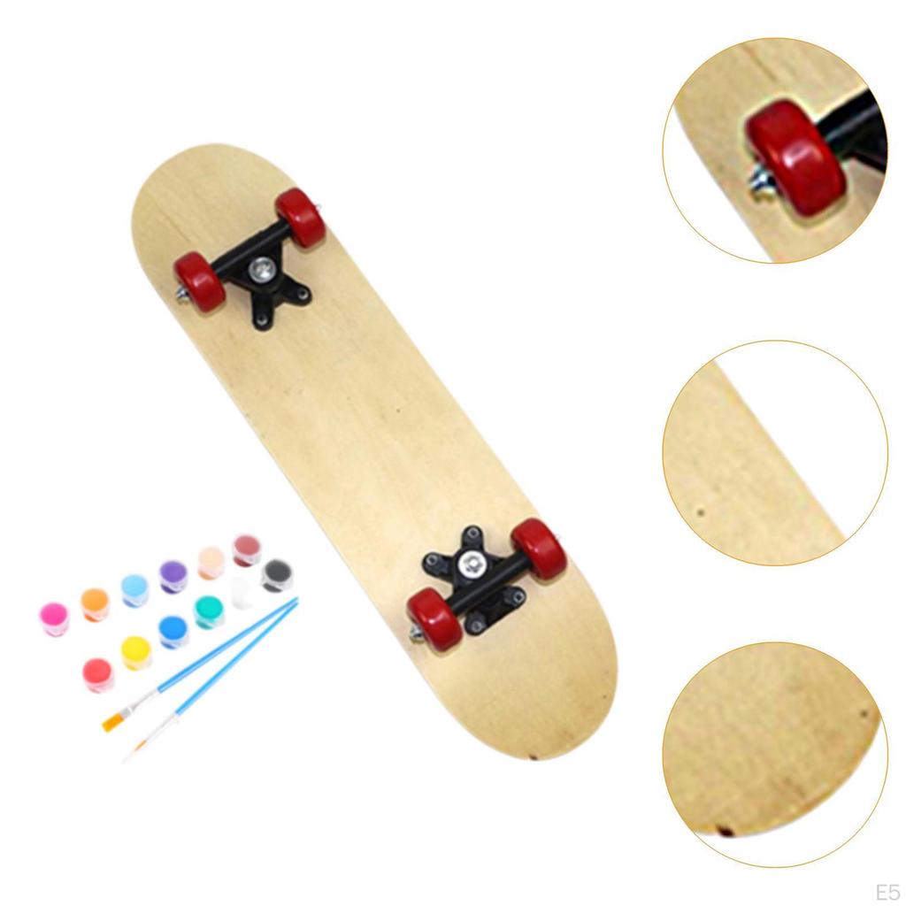 Blank Skateboard Complete DIY Kids Outdoor Toys Sport Deck for Beginner