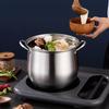 Professional Manufacturer Kitchenware Kitchen Pot Stainless Steel Soup Pot Steel Cookware Handle