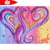 Diamond Painting Cartoon Sweet Heart Full Round Diamond Embroidery