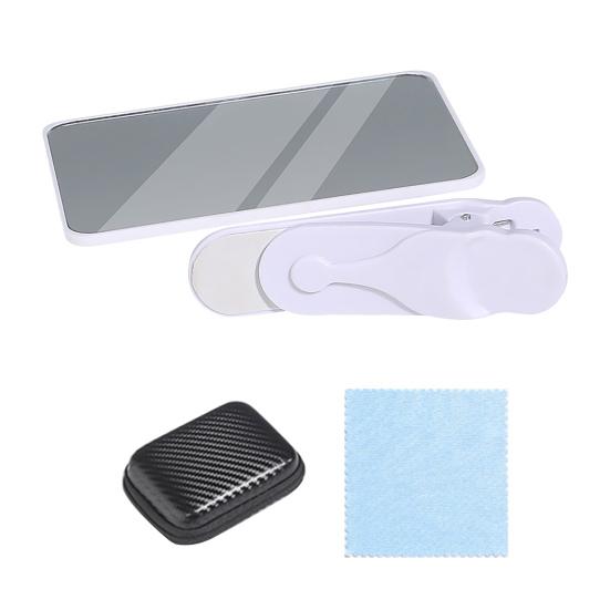 Phone Mirror Reflection Clip Set Mirror Effect Lens Shots Selfie Artifact Reflection Photography Props Kit for Travel Photography Selfies