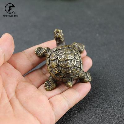 Новая медная модель черепахи Животные морской жизни Морская черепаха Черепаха Модель черепахи Фигурка Животное чайный питомец Фигурки Украшения Декор для дома