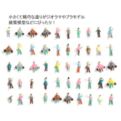 N Gauge 1/200 Scale Diorama Figures, Large Set of 200, Humanoid Railway Models, Painted, Display